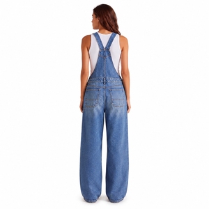 Salopette en jean bleu vintage pour femme – Élégante, confortable, durable, décontractée, de qualité supérieure - Product Image 3