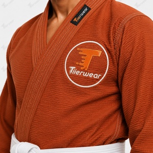 Uniforme de Jiu Jitsu Brasileño de Alta Resistencia, 500 GSM, Tejido de Algodón Perlado, Costuras Reforzadas, Gi de Entrenamiento, Ropa de Combate para Academia, Personalizado OEM - Product Image 6