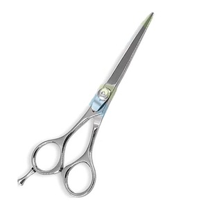 Ciseaux de coiffure professionnels japonais en acier inoxydable 4Cr13 pour droitiers, 30 dents, vente en gros, logo personnalisé, dorés - Product Image 1