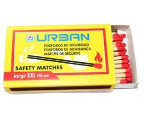 Allumettes de sécurité pour barbecue, longues, 110x65x20mm, en bois, 50 bâtonnets, flamme puissante, pour barbecue et usage extérieur, avec impression sur boîte d'allumettes - Product Image 6