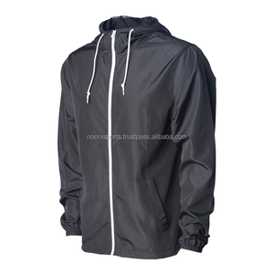 Chaquetas Cortavientos con Capucha para Hombre Talla Grande NOORX SPORTS, Tejido de Nailon/Poliéster Transpirable y Ecológico, Estilo Urbano - Product Image 3