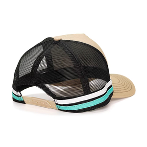 Casquette de camionneur personnalisée de haute qualité avec logo, nouvelle arrivée, casquette de camionneur unie en maille à motif damier pour hommes et femmes - Product Image 4