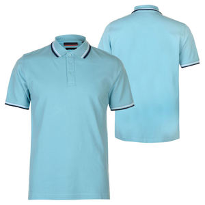 เสื้อโปโลผู้ชาย Mint ผ้าฝ้าย 100% แขนสั้น ถักทอ สวมใส่สบาย เหมาะสำหรับกอล์ฟ  รับสกรีนโลโก้ - Product Image 1