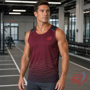 เสื้อกล้ามกีฬาผู้ชายแบบมีตาข่ายระบายอากาศได้ดี รุ่น Custom Velocity Grid เหมาะสำหรับออกกำลังกาย - Product Image 3