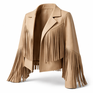 Bulk Order Leather Fringe <b>Cape</b> <b>Womens</b> Jackets Wholesale - Custom OEM Supplier & Manufacturer - Product Image 3