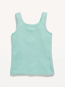 เสื้อกล้ามเด็กผู้หญิงผ้าฝ้าย 100% สำหรับฤดูร้อน คุณภาพสูง ระบายอากาศได้ดี สวมใส่สบายๆ สำหรับฤดูร้อน สีพื้น รับสกรีนโลโก้ - Product Image 4