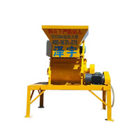 Mélangeur à béton à double arbre Zeyu JS500 en promotion, capacité de décharge 500L, débit de mélange 25m³/h, pour centrale à béton HZS25