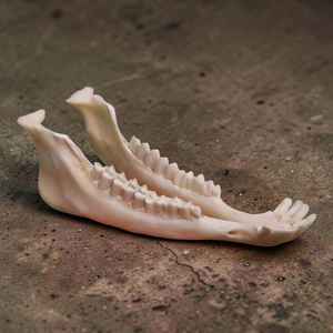 Os de mâchoire de chèvre entiers, artisanaux et de qualité supérieure, 100 % nettoyés, pour l'artisanat et l'étude, à prix de gros - Product Image 1