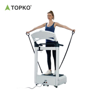 Plateforme vibrante TOPKO de haute qualité en acier, équipement de gym commercial et domestique, machine vibrante intelligente