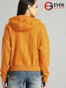 Sudaderas con Capucha de Manga Larga para Mujer, Tallas Grandes, con Logotipo Personalizado, Tela de Felpa, Precio Muy Bajo, Novedad 2022 - Product Image 2
