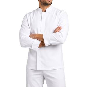 Uniforme de Chef de Cocina, 100% Algodón, Manga Larga, Unisex, Cierre de Botones, Tejido de Punto, Estampado Digital, Ropa de Trabajo para Personal de Restaurante y Hotel - Product Image 3