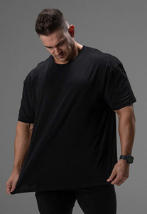 เสื้อยืดผ้าฝ้ายผสมสแปนเด็กซ์สำหรับผู้ชาย ออกกำลังกาย ฟิตเนส เพาะกาย ทรงหลวม พิมพ์ลาย เสื้อยืดฤดูร้อนสำหรับผู้ชาย วิ่งจ๊อกกิ้ง ฝึกซ้อม - Product Image 1