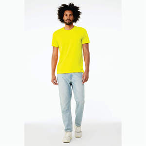 Camisetas Básicas Edoor al por Mayor para Hombre y Mujer, 100% Algodón, Cuello Redondo, Suaves, Casuales, Estilo Urbano, Lisas para Impresión Personalizada - Product Image 4
