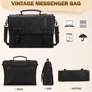 Sac d'affaires en cuir véritable pour ordinateur portable, mallette de travail professionnelle, sacoche de voyage, vente en gros, usine OEM - Product Image 4