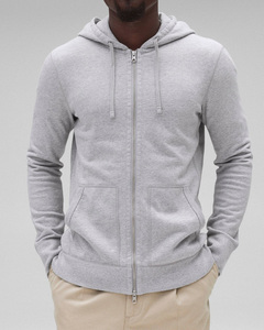 Sweat à capuche zippé élégant et fonctionnel en coton et polyester de poids moyen pour homme – Vêtement d'extérieur respirant et tendance pour temps frais - Product Image 5