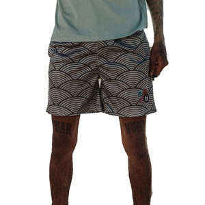 Custom Men's Basketball Shorts All Over Wave Print Casual <b>Athletic</b> Shorts Quick Dry Sportswear - Product Image 1