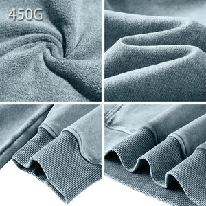 Ensemble décontracté personnalisé pour femme : sweat à capuche et short délavé à l'acide – Nouveauté 2026 – Sweat à capuche et sweat-shirts délavés à l'acide pour homme - Product Image 6