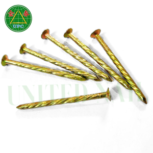 Clavos de Acero con Recubrimiento Amarillo, Tipo Rosca, Fabricados en Vietnam, con Cabeza a Cuadros y Gran Poder de Sujeción, de Fábrica Vietnamita - Product Image 4
