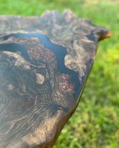 <b>Epoxy</b> Log <b>Coffee</b> <b>Table</b> Live Edge Walnut Burl Wood Resin <b>Table</b> Handmade Rustic Luxury Statement Furniture For Living Room - Product Image 5