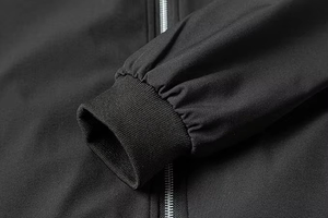 Men's Winter Bomber <b>Jacket</b> Canvas Stand Collar <b>Lightweight</b> Waterproof Windproof Breathable Front Casual Street Fashion - Product Image 2