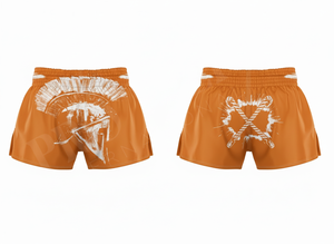 Shorts de Muay Thai et de Kickboxing en satin de polyester grande taille avec design par sublimation, taille haute élastique, confortables pour l'entraînement et le Jiu Jitsu - Product Image 5