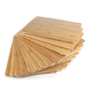 เขียงไม้ไผ่แบบกำหนดเองพร้อมรูแขวน |   ขายส่ง - Product Image 3