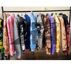 Lot de sweats à capuche pour hommes, style Streetwear, en coton 100% épais, toutes tailles disponibles - Product Image 2