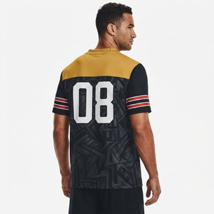 Maillot de football américain pour hommes, vêtements de sport personnalisés, maillot de football américain, maillot de football américain à col en V pour hommes - Product Image 6