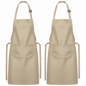 Tablier de charpentier réglable en coton robuste avec sangles croisées et sac à outils, couleur personnalisable, uniforme de travail pour le personnel de restaurant et de bar - Product Image 2