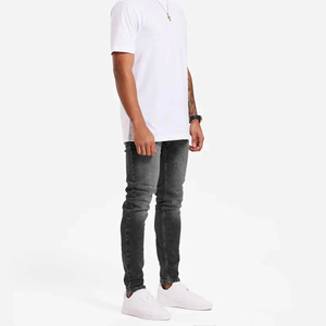 Pantalon de travail classique en jean de coton pour homme, idéal pour toutes les saisons (hiver, automne, été, printemps), motif uni – Vente chaude en gros - Product Image 5