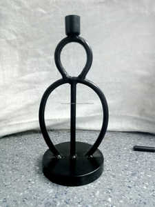 Anneaux Bougeoir Cône En Fer Forgé Grands Bougeoirs Pour La Maison Décorative De Mariage Et De Fête - Product Image 3