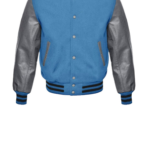 <b>Varsity</b> <b>Jacket</b> Recycled Polyester Letterman <b>Bomber</b> Oversized Cut Snap Closure Letterman Detail Professional For Men <b>Women</b> - Product Image 6