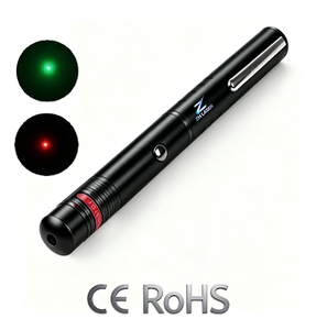 Puntero Láser <span class=keywords><strong>Verde</strong></span>, Rojo y Violeta de Alta Visibilidad de 5mW con Certificación CE RoHS, Garantía de 1 Año para Observación Astronómica Profesional - Product Image 1