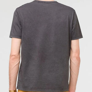 Camiseta de Hombre Lavada, Camiseta de Manga Corta, Camiseta de Algodón Pima con Bolsillo, Camisetas de Jersey para Hombre de Verano, Ropa Ecológica para Hombre - Product Image 6