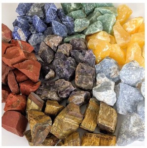 Lot de Pierres Chakra Artisanales en Gros, Figurines Feng Shui d'Inde pour la Croissance Spirituelle, la Guérison Émotionnelle, l'Amour et le Flux d'Énergie - Product Image 6