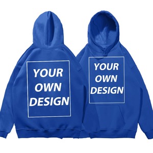 เสื้อสเวตเชิ้ตมีฮู้ดสีแดง ผ้าฟลีซ ทรงโอเวอร์ไซส์ สไตล์ลำลอง สีพื้น มีกระเป๋าหน้า ลายพิมพ์ สำหรับฤดูหนาว ผู้ชาย กันลม - Product Image 3