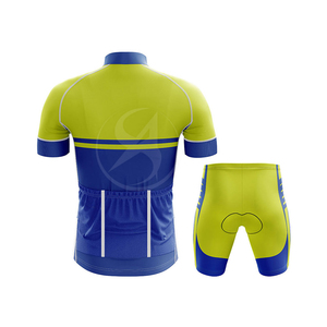 Custom Cycling Wear Lightweight Sublimation Printing Cycling Jersey Suit Set Breathable Cycling Uniforms - Product Image 2