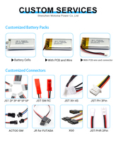 Batterie LiPo haute densité 3S 803273 11,1 V 2000 mAh rechargeable au lithium polymère pour drone RC et talkie-walkie – Prix usine