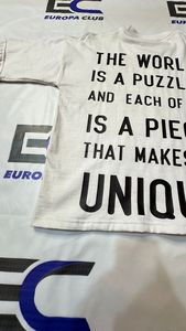เสื้อยืดสกรีนลายผ้าฝ้าย 100% ผลิตจากโรงงาน แขนสั้น ระบายอากาศได้ดี สไตล์สตรีทแวร์ สำหรับผู้ชาย จำนวนมาก - Product Image 5