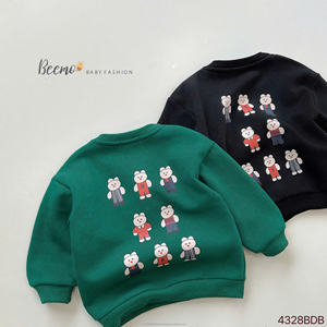 Vêtements coréens de style pour enfants vêtements pour costume à manches longues 2PCS automne hiver ensembles avec des vêtements de haute qualité pour tout-petits garçons - Product Image 4