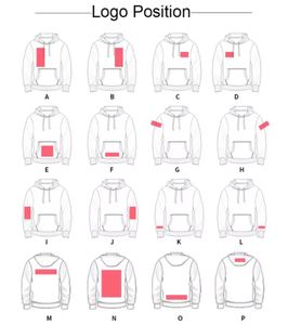 Pull unisexe en coton 100% léger, délavé à l'acide, brodé, respirant, en molleton écologique, avec logo personnalisé sur le devant, coupe oversize, pour l'automne - Product Image 4