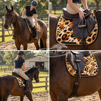 Ensembles de tapis de selle personnalisés pour l'équitation : dressage, saut d'obstacles, western, concours, entraînement, anglais, OEM