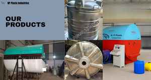 เครื่องผลิตถังน้ำแบบโรโตโมลด์ เหล็กอ่อน แนวตั้ง พลาสติก ขึ้นรูปด้วยการหมุน  แบบมัลติฟังก์ชั่น - Product Image 2