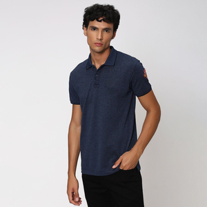 Chemises polo décontractées en polyester pour hommes, nouvelle collection, sublimation, séchage rapide, manches courtes, imprimé uni, vêtements tendance - Product Image 4
