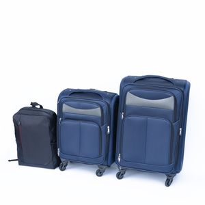 Conjunto de equipaje de mochila azul de 2 piezas - Product Image 2