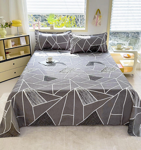 Draps plats ajustés multi-tailles lavables en machine de haute qualité, les plus vendus, prix de gros d'usine pour l'été, usage domestique NWK - Product Image 4