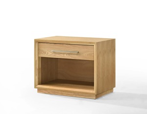 New <b>Bedside</b> Cabinet <b>Table</b> Wooden <b>Teak</b> Nightstand Bedroom Set With Soft Close Drawer For Home Furniture Set - Benji - Product Image 3