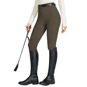 Pantalones de Montar a Caballo Personalizados con Logotipo para Mujer, con Costuras de Calidad y Parches Resistentes en las Rodillas para un Estilo Casual - Product Image 1