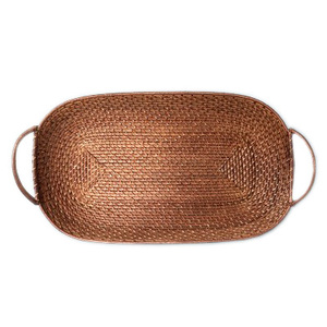 Plateau de service rond en rotin naturel, panier alimentaire en bambou tressé, plateau décoratif bohème pour fruits, décoration murale, plateaux en rotin - Product Image 3