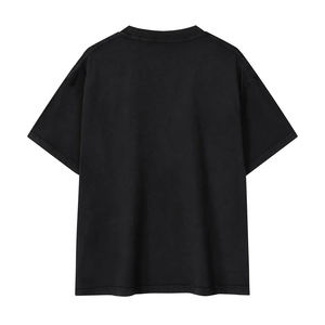 Custom Men's 100% Cotton T Shirt OEM ODM Manufacturer Wholesale <b>Plain</b> Round Neck Short Sleeve Custom Logo Printed Tee - Product Image 4